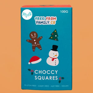 Christmas Squares Mylk Choc 100g