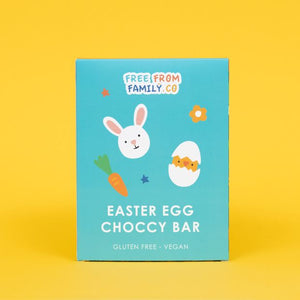 Free From Family Co Easter Egg Bar Double Stack Choc 100g - Free From Family Co