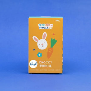 Free From Family Co Easter Bunnies Dark Choc 100g - Free From Family Co