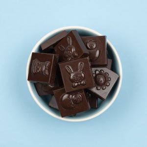 Free From Family Co Easter Squares Dark Choc 100g - Free From Family Co