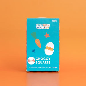 Free From Family Co Easter Squares Mylk Choc & Sprinkles 100g - Free From Family Co