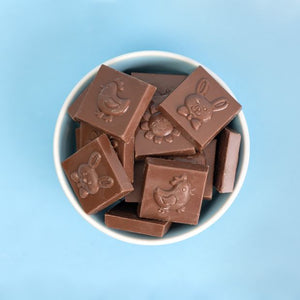Free From Family Co Easter Squares Mylk Choc 100g - Free From Family Co