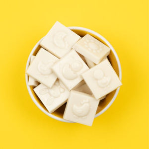 Free From Family Co Easter Squares White Choc 100g - Free From Family Co
