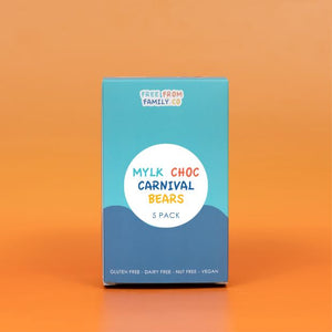Free From Family Co Bears Mylk Choc Carnival - 5 Pack - 75g - Free From Family Co