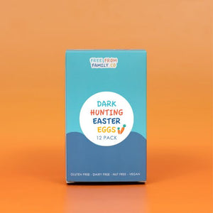 Free From Family Co Mini Hollow Hunting Dark Chocolate Easter Eggs x 12 156g - Free From Family Co