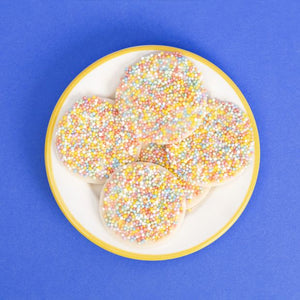 Whyte Choc Freckles 150g - Free From Family Co