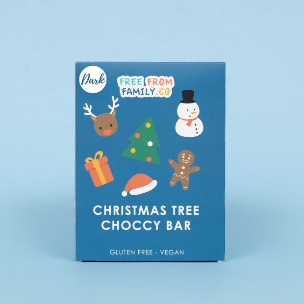 Christmas Tree Dark Choc 75g - Free From Family Co