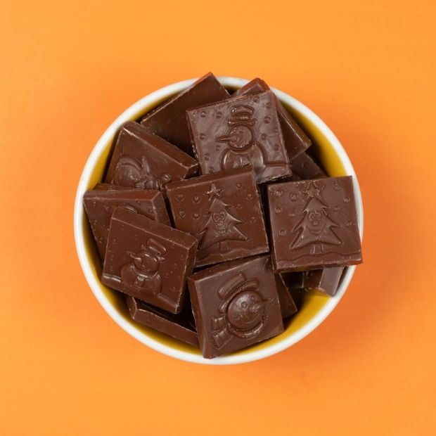 Christmas Squares Mylk Choc 100g - Free From Family Co