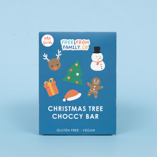 Christmas Tree White Choc Sprinkles 80g