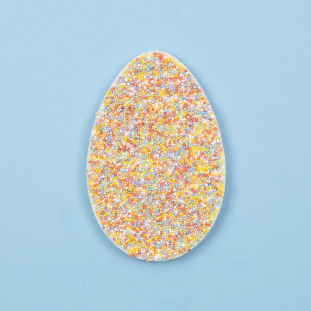 Free From Family Co Easter Egg Bar White Choc &amp; Sprinkles 100g - Free From Family Co
