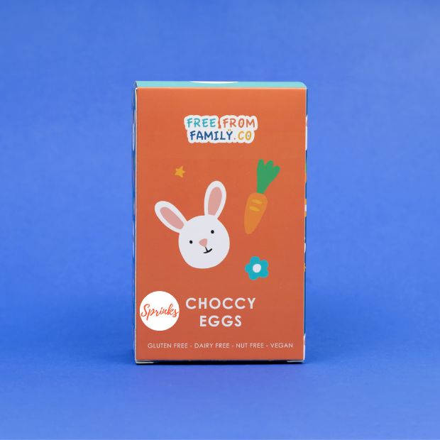 Free From Family Co Mini Easter Eggs Mylk Choc &amp; Sprinkles 100g - Free From Family Co