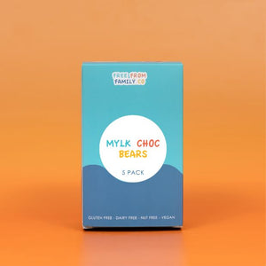 Free From Family Co Bears Mylk Choc - 5 Pack - 75g