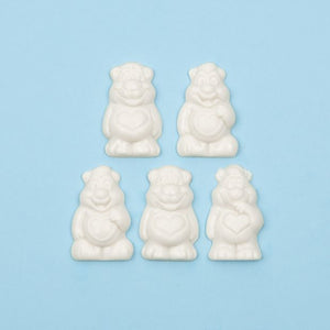 Free From Family Co Bears White Choc - 5 Pack - 75g