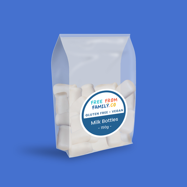 Gluten Free & Vegan Milk Bottle Lollies Free From Family Co