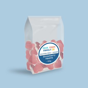 Strawberry Heart Lollies - Free From Family Co