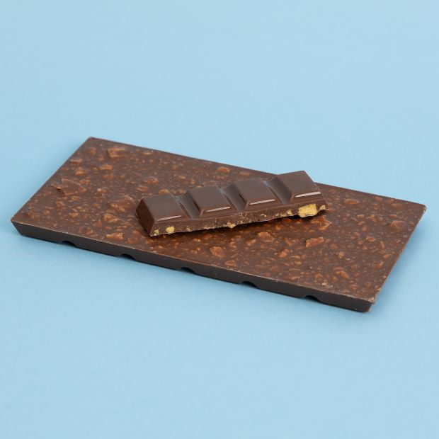 Mylk Choc Bar Golden Crunch 90g - Free From Family Co