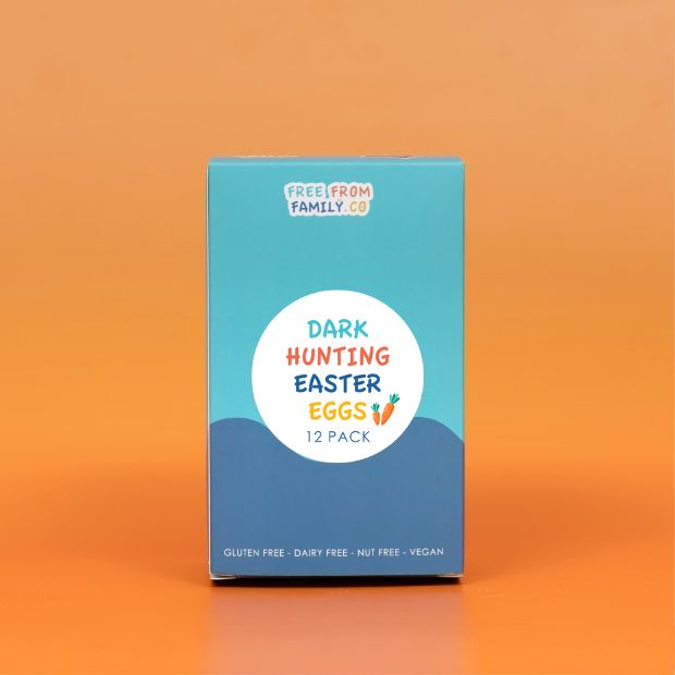 Free From Family Co Mini Hollow Hunting Dark Chocolate Easter Eggs x 12 156g - Free From Family Co