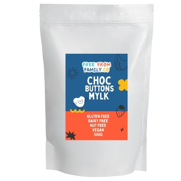 Choc Buttons - Mylk 500g - Free From Family Co