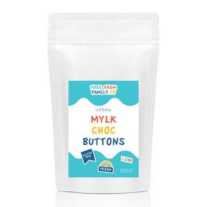 Choc Buttons - Mylk 500g - Free From Family Co