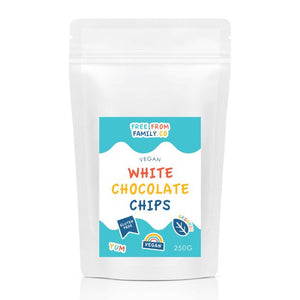 Chocolate Chips White 250g - Free From Family Co